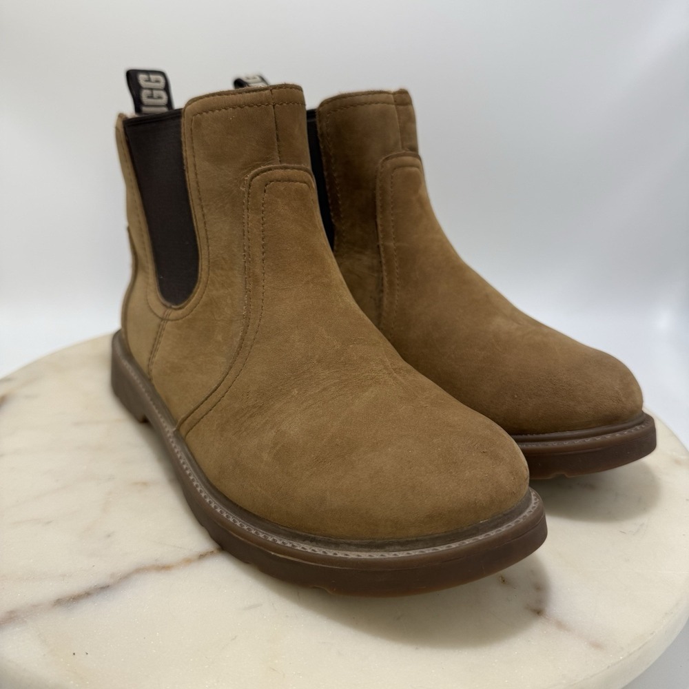 Ugg Kids Bolden Chelsea Weather Boots Size 5 Waterproof Chestnut Brown 1112455K